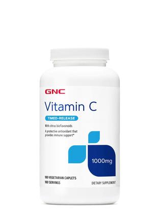 Витамины и минералы GNC Vitamin C 1000 mg Timed-Release, 180 в...