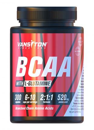Амінокислота BCAA Vansiton BCAA, 300 капсул