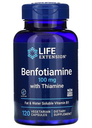 Витамины и минералы Life Extension Benfotiamine with Thiamine,...