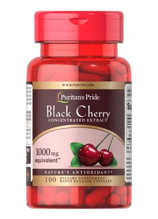 Натуральная добавка Puritan's Pride Black Cherry 1000 mg, 100 ...