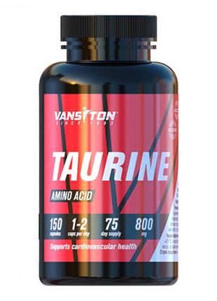 Амінокислота Vansiton Taurine, 150 капсул