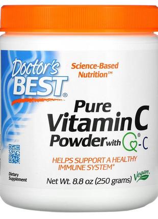 Витамины и минералы Doctor's Best Pure Vitamin C, 250 грамм