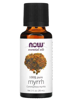 Эфирное масло NOW Essential Oils Myrrh, 30 мл