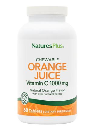 Витамины и минералы Natures Plus Orange Juice Vitamin C 1000 m...