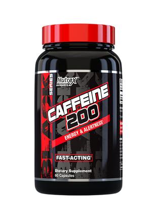 Предтренировочный комплекс Nutrex Research Caffeine 200, 60 ка...