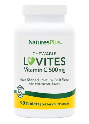 Витамины и минералы Natures Plus Lovites Vitamin C 500 mg, 90 ...