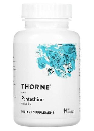 Витамины и минералы Thorne Pantethine, 60 капсул