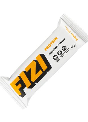 Батончик Fizi Protein Bar, 45 грамм, фундук шоколад