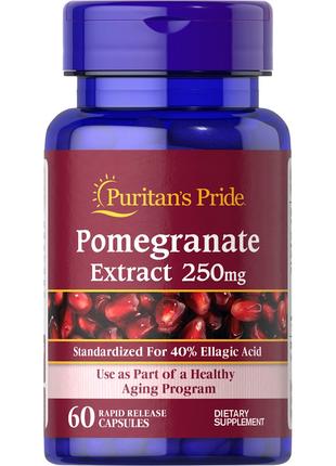 Натуральная добавка Puritan's Pride Pomegranate Extract 250 mg...