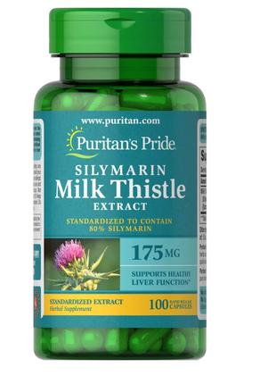 Натуральная добавка Puritan's Pride Silymarin Milk Thistle Ext...