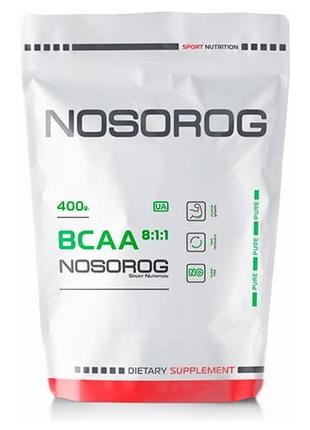 Аминокислота BCAA Nosorog BCAA 8:1:1, 400 грамм