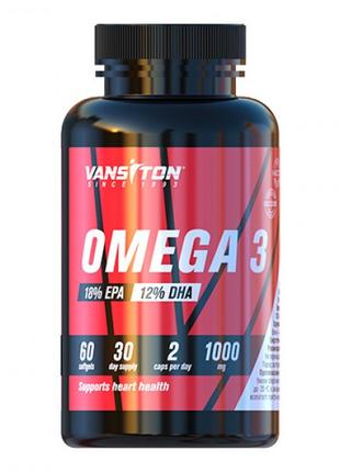 Жирные кислоты Vansiton Omega 3, 60 капсул