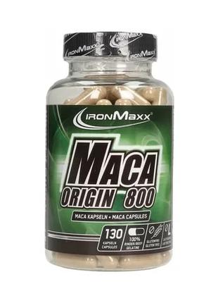 Натуральная добавка IronMaxx Maca Origin 800, 130 капсул