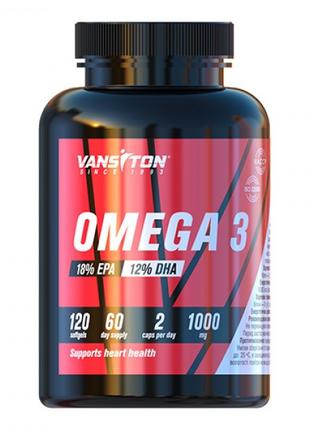 Жирные кислоты Vansiton Omega 3, 120 капсул