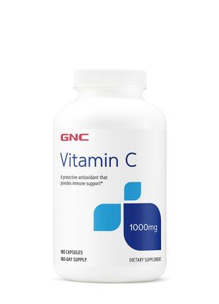 Витамины и минералы GNC Vitamin C 1000 mg, 180 капсул