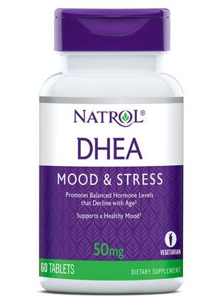 Стимулятор тестостерона Natrol DHEA 50 mg, 60 таблеток