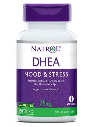 Стимулятор тестостерона Natrol DHEA 25 mg, 180 таблеток