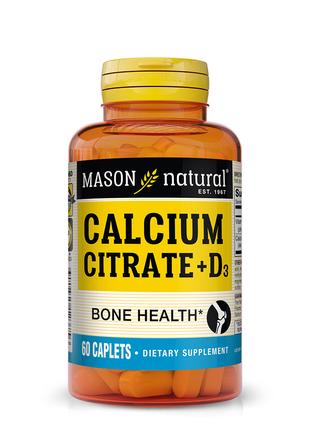 Вітаміни та мінерали Mason Natural Calcium Citrate Plus Vitami...