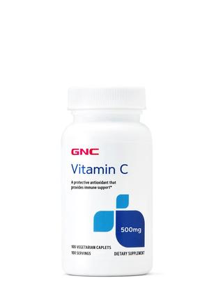 Витамины и минералы GNC Vitamin C 500 mg, 100 каплет