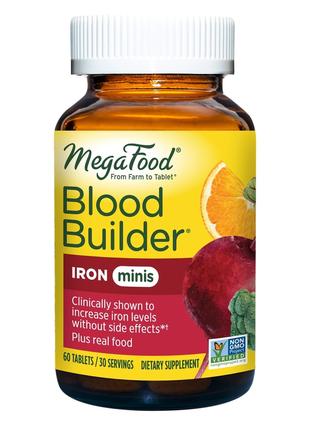 Витамины и минералы MegaFood Blood Builder Minis, 60 таблеток