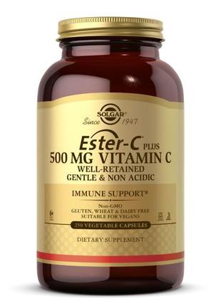 Витамины и минералы Solgar Ester-C Plus Vitamin C 500 mg, 250 ...