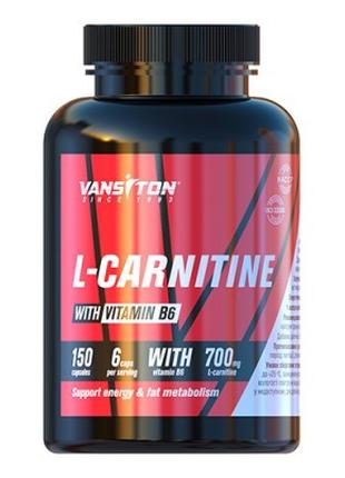 Жиросжигатель Vansiton L-Carnitine, 150 капсул