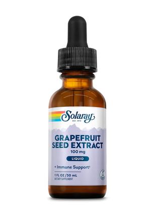Натуральная добавка Solaray Grapefruit Seed Extract 100 mg, 30 мл