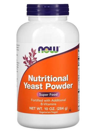 Натуральная добавка NOW Nutritional Yeast Powder, 284 грамм