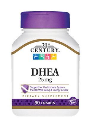 Стимулятор тестостерона 21st Century DHEA 25 mg, 90 капсул