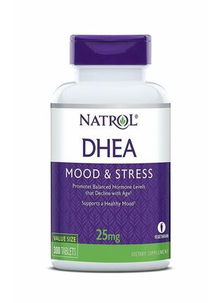 Стимулятор тестостерона Natrol DHEA 25 mg, 300 таблеток