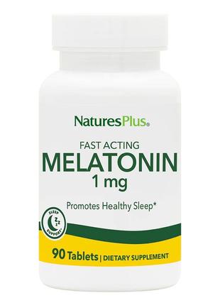 Натуральная добавка Natures Plus Fast Acting Melatonin 1 mg, 9...