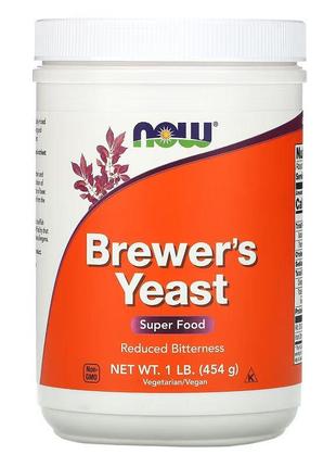 Натуральная добавка NOW Brewer's Yeast Super Food, 454 грамм