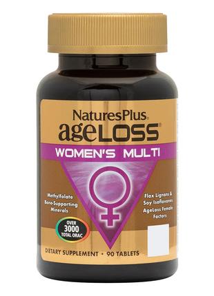 Витамины и минералы Natures Plus AgeLoss Womens Multi, 90 табл...