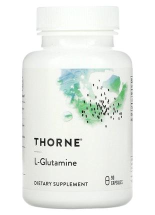 Аминокислота Thorne L-Glutamine, 90 капсул