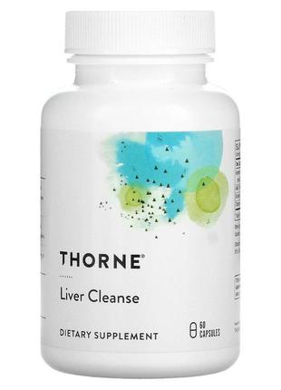 Натуральная добавка Thorne Liver Cleanse, 60 капсул
