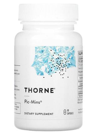 Витамины и минералы Thorne Pic-Mins, 90 вегакапсул