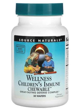 Натуральная добавка Source Naturals Wellness Children's Immune...