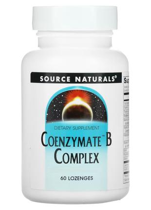 Витамины и минералы Source Naturals Coenzymate B Complex, 60 л...