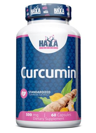 Натуральная добавка Haya Labs Curcumin 500 mg, 60 капсул