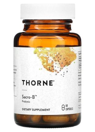 Пробиотики и пребиотики Thorne Sacro-B, 60 вегакапсул