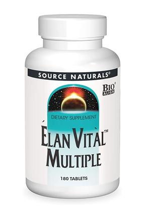 Витамины и минералы Source Naturals Elan Vital Multiple, 180 т...