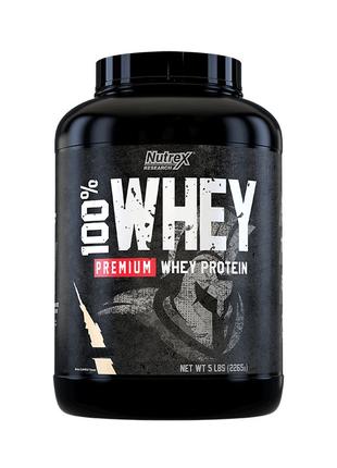 Протеин Nutrex Research 100% Whey Protein, 2.2 кг Ваниль