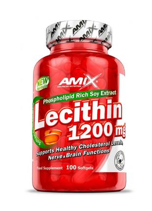 Натуральная добавка Amix Nutrition Lecithin, 100 капсул