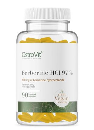 Натуральна добавка OstroVit Vege Berberine HCL, 90 капсул