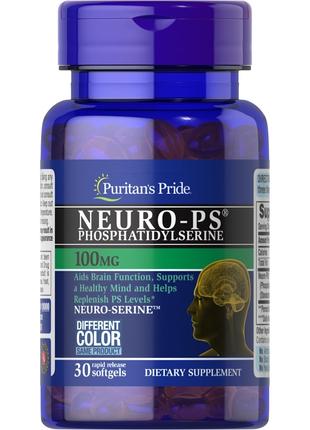 Натуральная добавка Puritan's Pride Neuro-Ps (Phosphatidylseri...