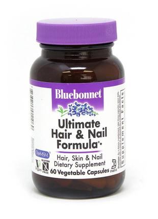 Витамины и минералы Bluebonnet Ultimate Hair and Nail Formula,...