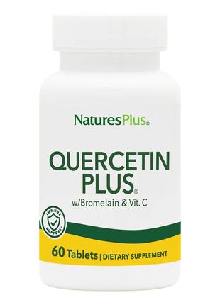 Натуральная добавка Natures Plus Quercetin Plus, 60 таблеток