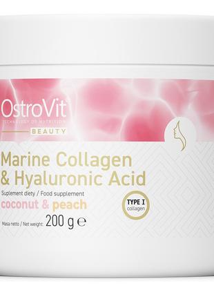 Препарат для суглобів і зв'язок OstroVit Marine Collagen + Hya...