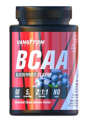 Амінокислота BCAA Vansiton BCAA, 300 грам Чорниця