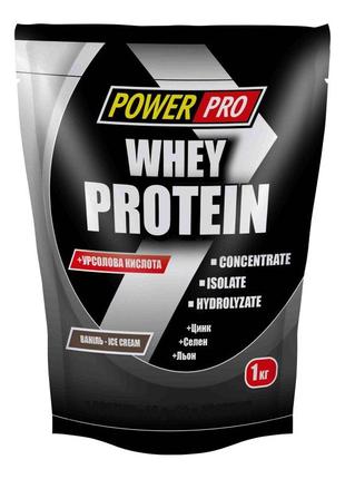 Протеин Power Pro Whey Protein, 1 кг Ваниль